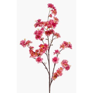 Rama de cerezo artificial florida GIMA con flores, rosa, 120cm