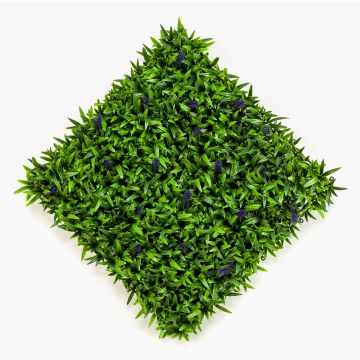 Seto de lavanda artificial DECAN, para zonas resguardadas, verde, 50x50cm