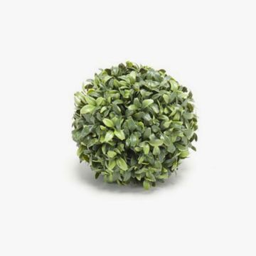 Bola de boj falsa TOM, rejilla de plástico, zonas resguardadas, Ø15cm