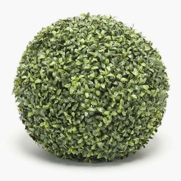 Bola de boj falsa TOM, rejilla de plástico, zonas resguardadas, Ø40cm