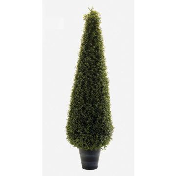 Pirámide de boj artificial TOM en maceta decorativa, zonas resguardadas, 135cm Pirámide de boj artificial TOM en maceta decorativa, zonas resguardadas, 135cm