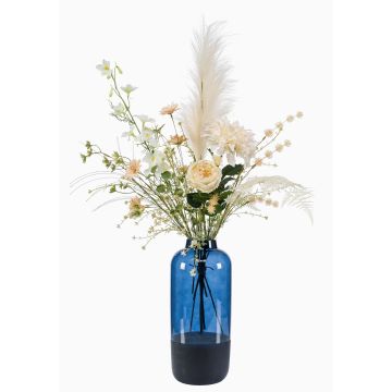 Ramo de flores artificiales FEME, albaricoque-crema, 95cm, Ø60cm Ramo de flores artificiales FEME, albaricoque-crema, 95cm, Ø60cm