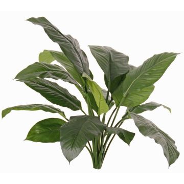 Planta artificial Spathiphyllum PLAKIAS, difícilmente inflamable, varilla, verde, 90cm