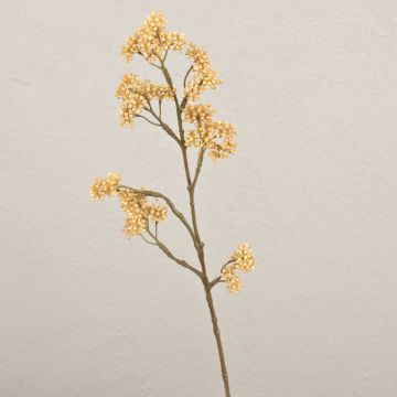 Rama artificial de callicarpa bodinieri BEYNAC, con bayas, amarillo-crema, 45cm