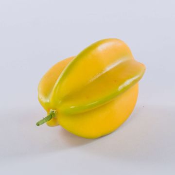 Fruta estrella de plástico BALKOE, amarilla, 10cm Fruta estrella de plástico BALKOE, amarilla, 10cm