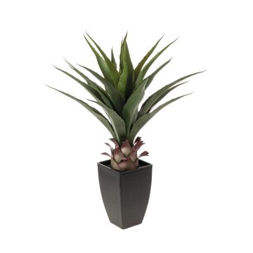 Agave de plástico IZAMAL en maceta decorativa, verde, 70cm