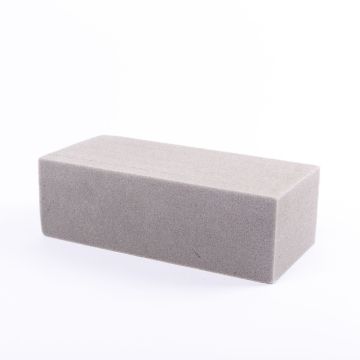 ®mosy Ladrillo de espuma BEBO para flores artificiales, gris, 23x11x7,5cm