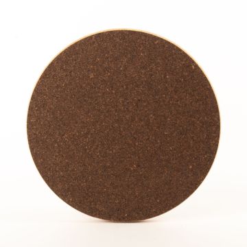 Posavasos redondo prensado de corcho MANARA, oscuro-natural, 2 cm, Ø 29,5 cm