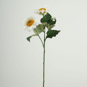 Rama de girasol de plástico HAITALA, Eco Collection, blanco-lila, 65 cm, Ø 9-10 cm
