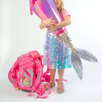 Bricolaje - hacer una bolsa escolar - Sirena