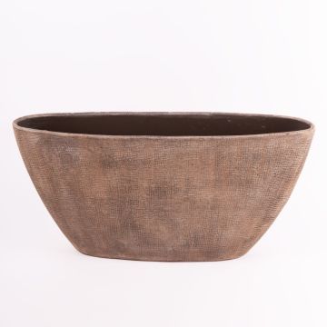 Cuenco AGAPE, barquito, cerámica, veteado, gris hormigón, 73 x 17 x 36 cm Cuenco AGAPE, barquito, cerámica, veteado, gris hormigón, 73 x 17 x 36 cm