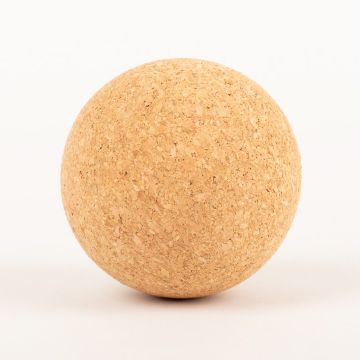 Pelota de corcho MEDORA de corcho prensado, natural, Ø8cm