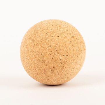 Pelota de corcho MEDORA de corcho prensado, natural, Ø7cm