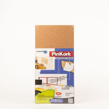 Panel de corcho BASMA, autoadhesivo, 3 paneles, natural, 60x30x0,5cm