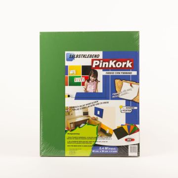 Panel de corcho BASMA, autoadhesivo, 2 paneles, verde, 50x40x0,4cm