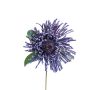 Flor artificial Protea, espuma plástica ISLARTINA, lila oscuro, 75 cm