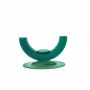 Espuma húmeda OASIS CHUNA con superficie para urnas, floristería funeraria, base de madera Bioline, soporte de madera, verde, 8 cm, Ø 30 cm