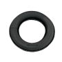 OASIS Black Ideal Espuma para flores frescas anular RAJKA, Biolit, papel reciclado, negro, 3,5 cm, Ø 18 cm