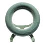Espuma húmeda OASIS Anillo BLAINE, base de espuma rígida EcoBase, soporte de madera, rejilla de alambre, verde, Ø 52 cm