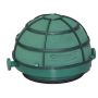 Espuma húmeda OASIS SERAPIO para coches de cortejo, decoración para bodas, base de plástico, rejilla, con ventosa, verde, 6,5 cm, Ø 11,5 cm