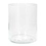 Lámpara de mesa SANYA OCEAN, vidrio, cilindro, transparente, 15 cm, Ø 11,5 cm