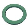 Espuma húmeda OASIS corona LOAH en bandeja de compuesto de papel Naylor Base, con protuberancias antideslizantes, verde, 5 cm, Ø 25 cm