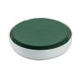 Espuma húmeda redonda OASIS RUDON para arreglos florales, en bandeja de plástico, verde-blanca, 5 cm, Ø 30 cm