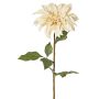 Dalia artificial PHILLIPPA, Eco Collection, amarillo crema, 65 cm, Ø 15 cm