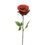 Rosa artificial RUYUN, roja, 45 cm