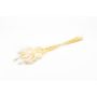 Hierba Lagurus seca BORKA, ramillete, blanca, 55-75 cm, Ø 12 cm