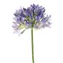 Flor de agapanto artificial KAFENA, azul lila, 90 cm, Ø 20 cm