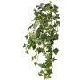 Helecho artificial colgante ARJANA, varilla, difícilmente inflamable, verde-blanco, 75 cm