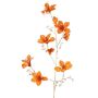 Rama decorativa de terciopelo GAZERA, naranja dorado, 115 cm