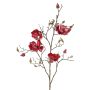 Rama de magnolia artificial de terciopelo JACKA, rosa oscuro, 105 cm
