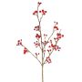 Rama artificial de bayas de nieve HARMONIA, bayas, rojas, 80 cm