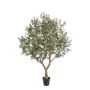 Olivo artificial ZALIKI, tronco artificial, frutos, verde, 250 cm