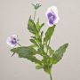 Pensamiento artificial SILANA, blanco-violeta, 30cm