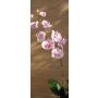Orquídea Phalaenopsis artificial YVA, vara de ajuste, rosa, 90cm
