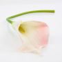 Cala artificial TERESA, blanco-rosa, 70cm, 10x18cm