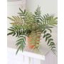 Helecho artificial de Boston COLONEL en varilla de ajuste, verde, 25cm, Ø35cm