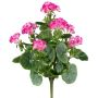 Flor decorativa geranio DOLKREN, varilla, cruzada, fucsia, 40 cm