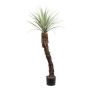 Palmera de plástico Yucca CLATA, gris verdoso, 120 cm