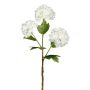 Rama decorativa de bola de nieve SKORNE, color blanco, 60 cm