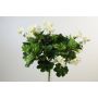 Geranio artificial MIA con vara de fijación, crema, 40cm, Ø5-8cm