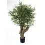Olivo artificial KAHOLO, tronco falso, exterior, verde, 140cm