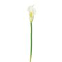 Flor de plástico Calla PERKAN, blanca, 35 cm