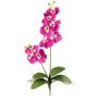 Orquídea Phalaenopsis de tela MORLEK, varilla, raíces, rosa, 60 cm
