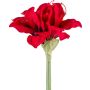 Flor de plástico amarilis LIKONE, roja, 50 cm
