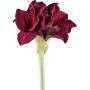 Flor de plástico amarilis LIKONE, rojo rubí, 50 cm