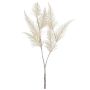 Rama artificial helecho escudo VRENTO, nevada, blanca, 75 cm